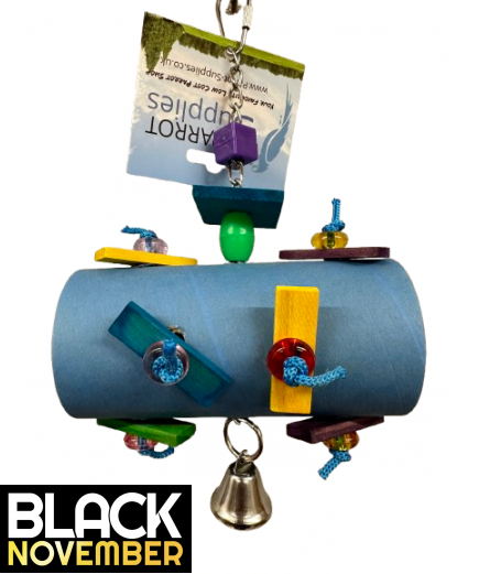 Parrot-Supplies Barrel Of Surprises Foraging Parrot Toy Parrot-Supplies Barrel Of Surprises Foraging Parrot Toy